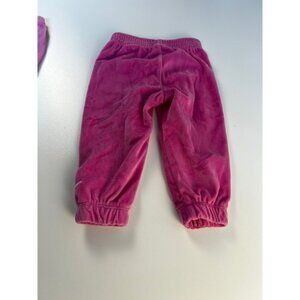 Nike Baby Girl 12M Pink Velour Hoodie Jacket and Pants Set Outfit